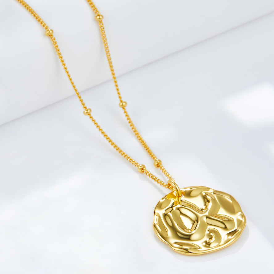 Collier à texture fluide en argent sterling