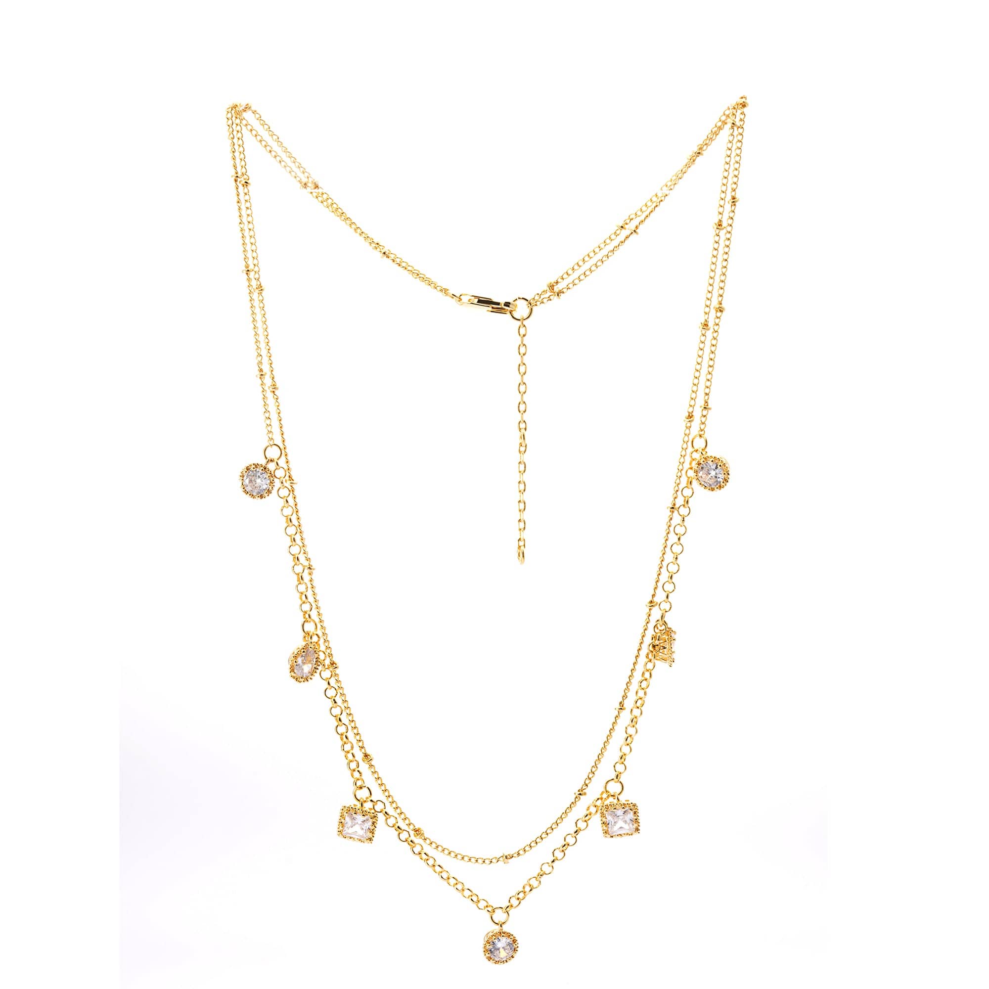 Brass Neklaces, Imported Austrian Crystal, Imported Austrian Rhinestones, Russian Genuine Gold