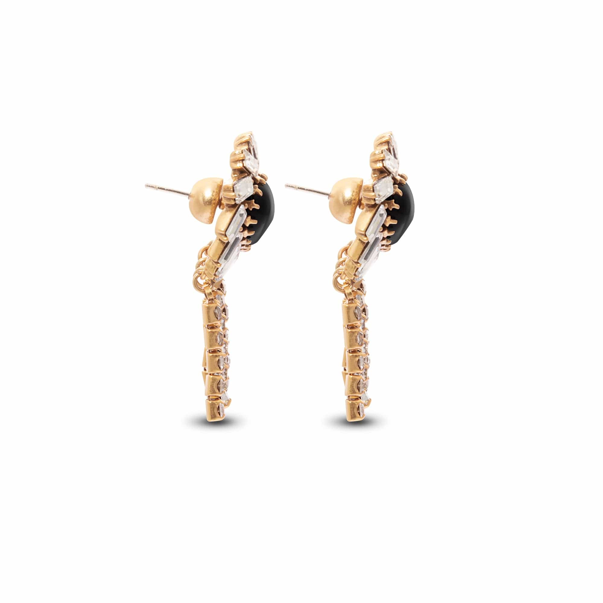 Pendientes de aro Radiance bañados en oro de 18 quilates