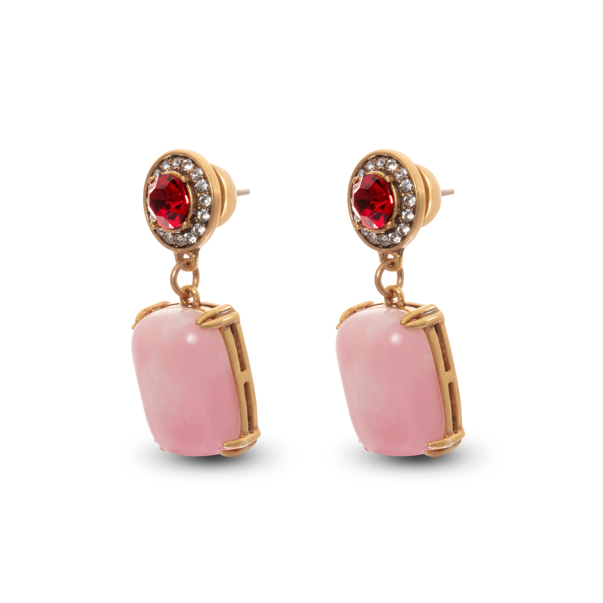 Boucles d'oreilles créoles plaquées or 18 carats Blush
