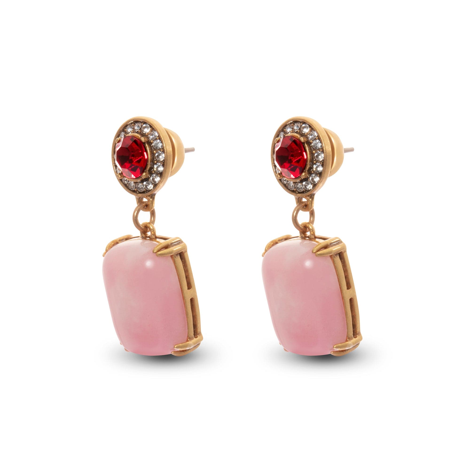 Blush Hoop Earrings
