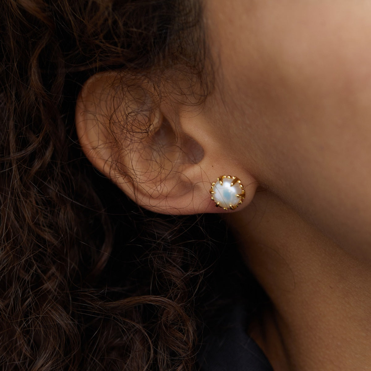 Pendientes Radiant en oro vermeil de 18 quilates