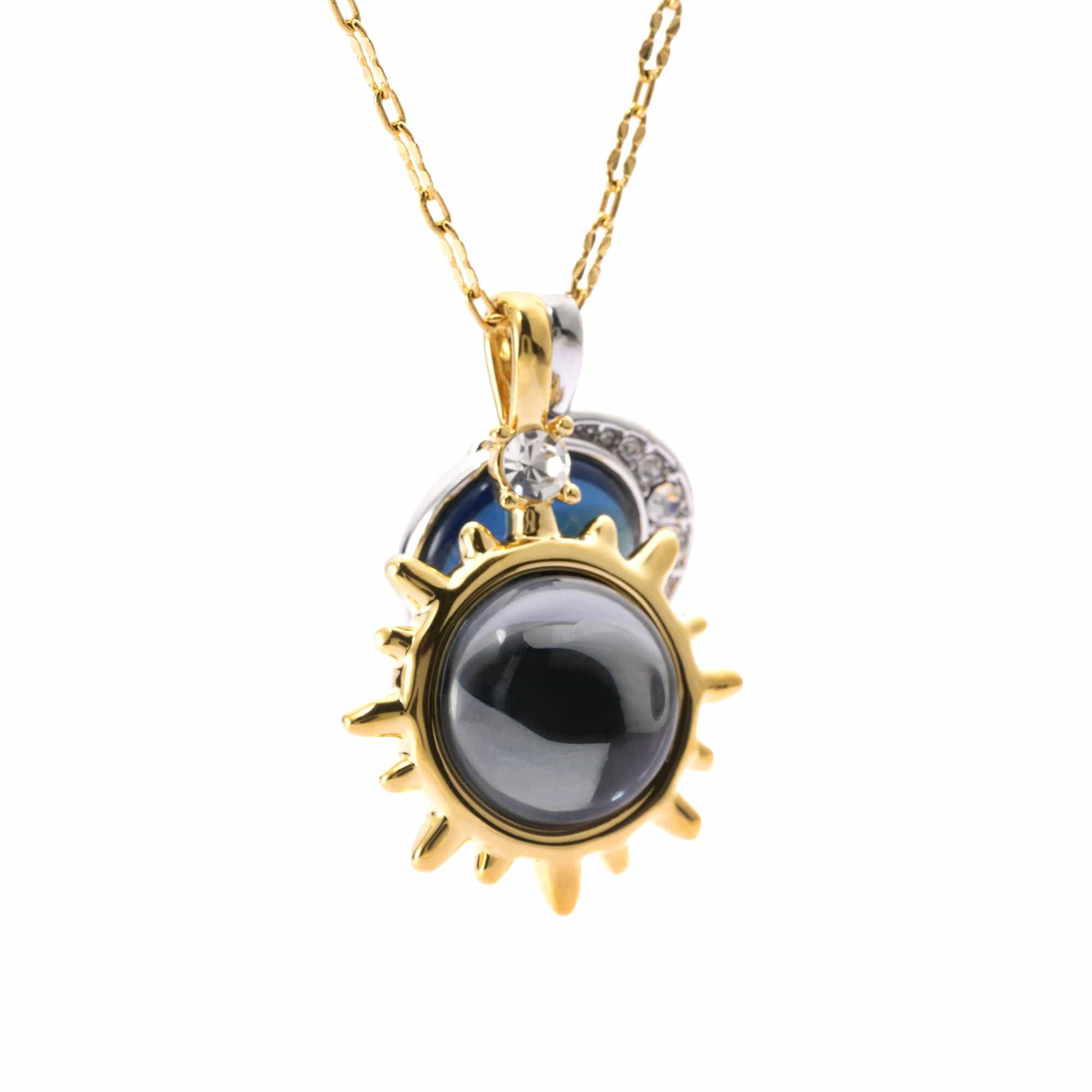 Agate Necklaces Austrian Crystal & Rhinestones Brass Plated With Russian Gold