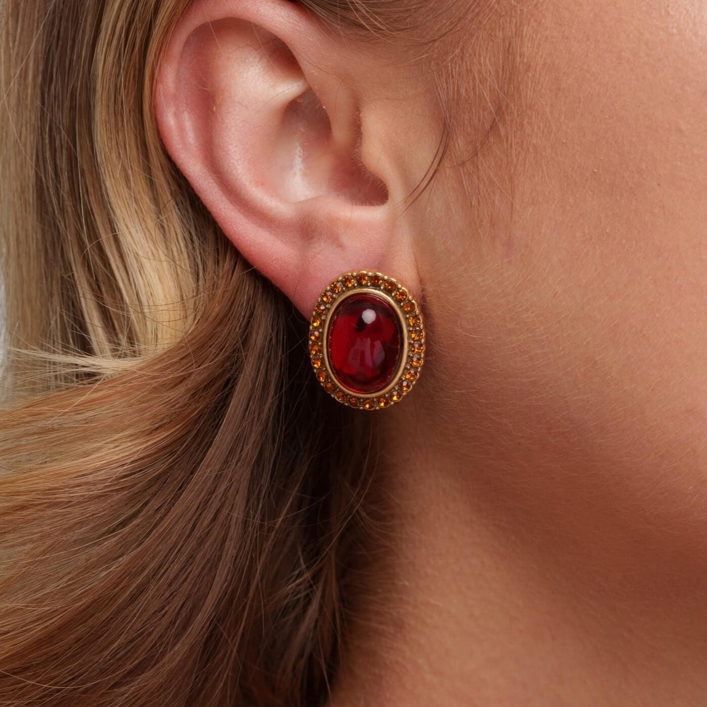 Fiery Warmth Earring