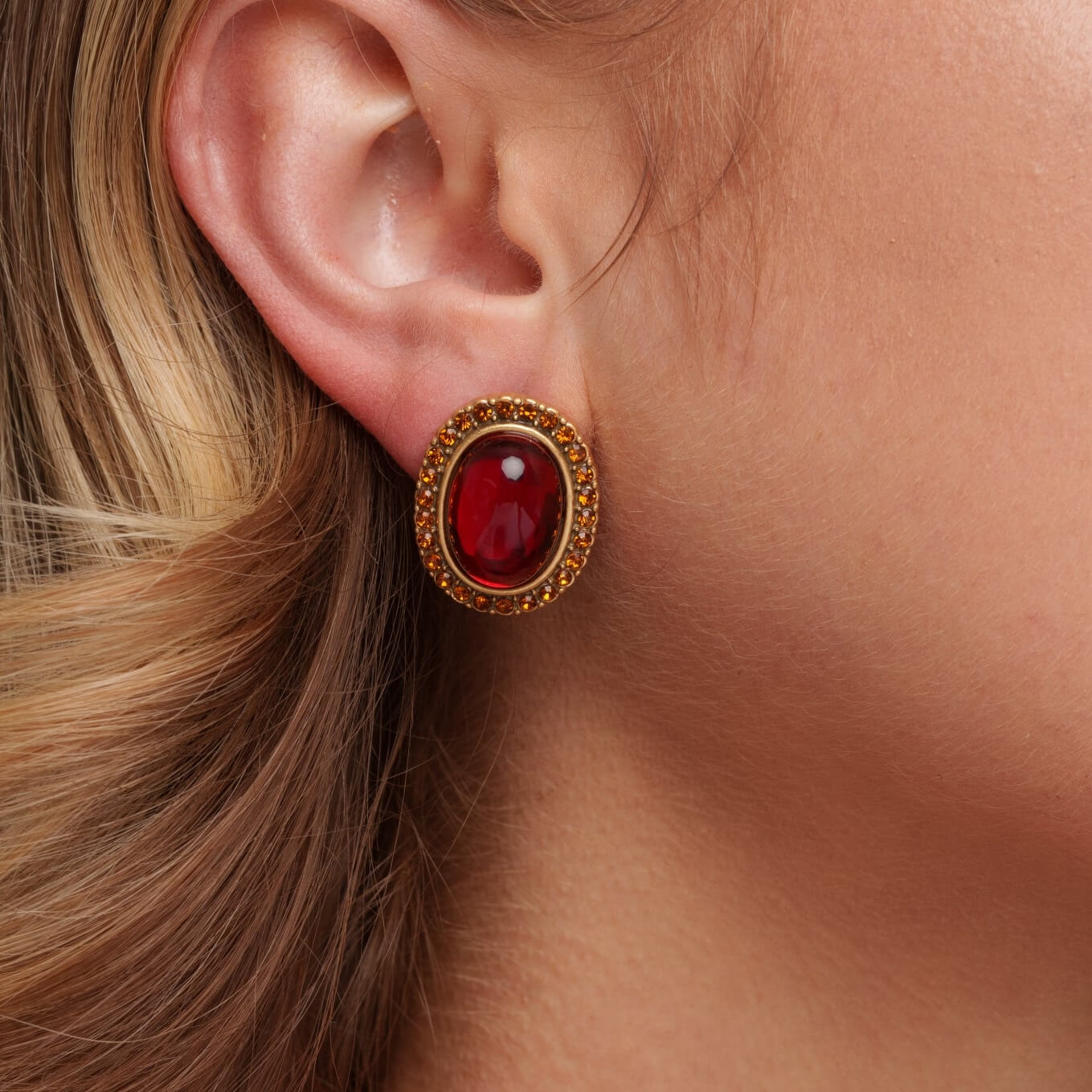 Fiery Warmth Earring