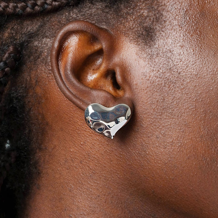 Emotive Texture Earring 18K Gold Plated