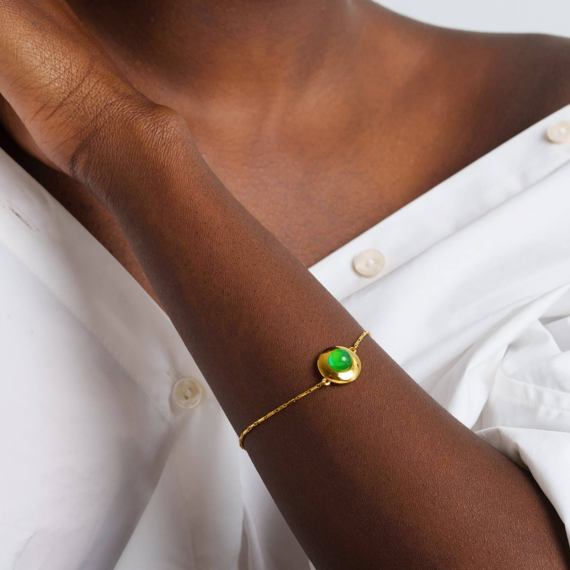 Bracelet Serene Grace plaqué or 18 carats