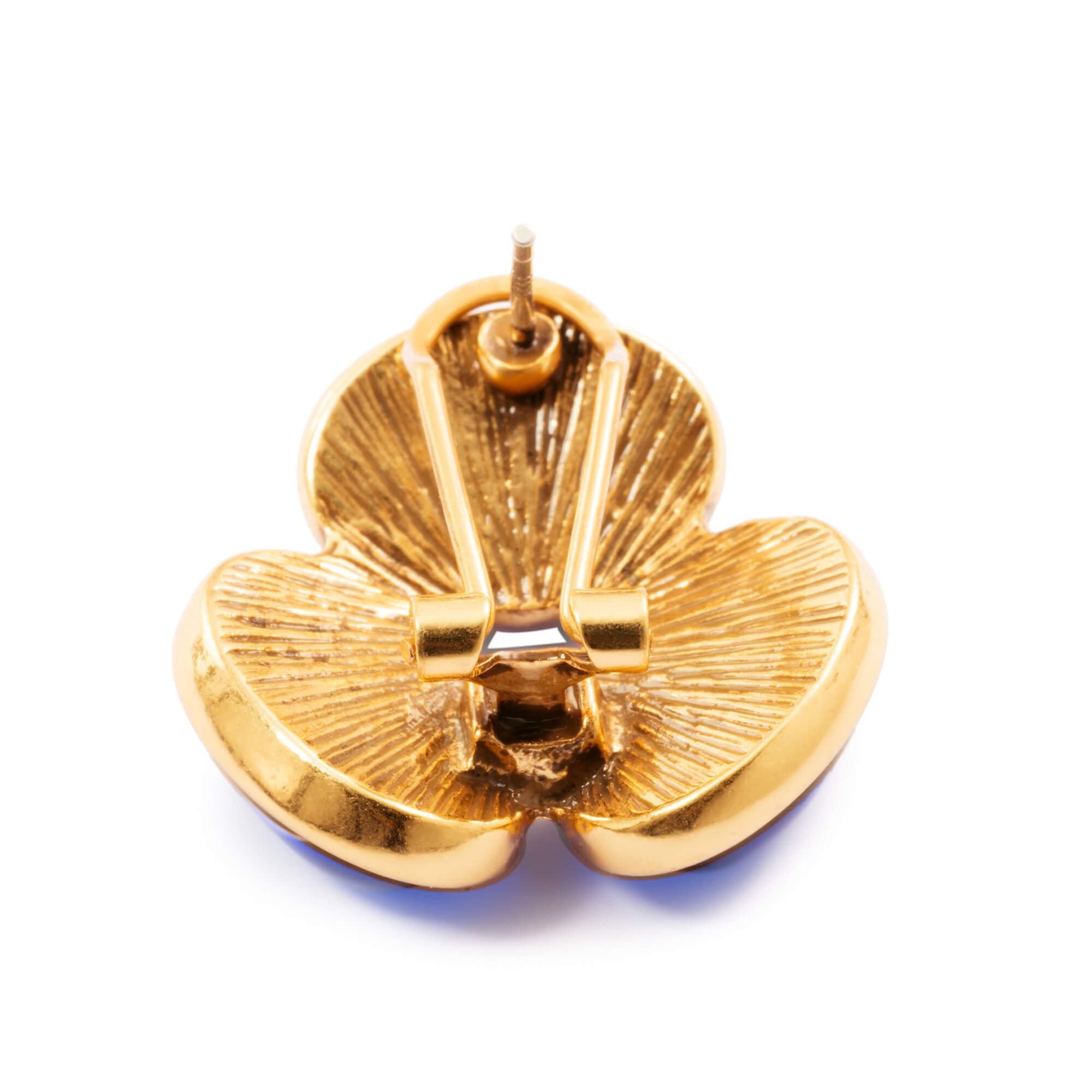 Electroplate Agate Earrings, Alloy With Russian Genuine Gold