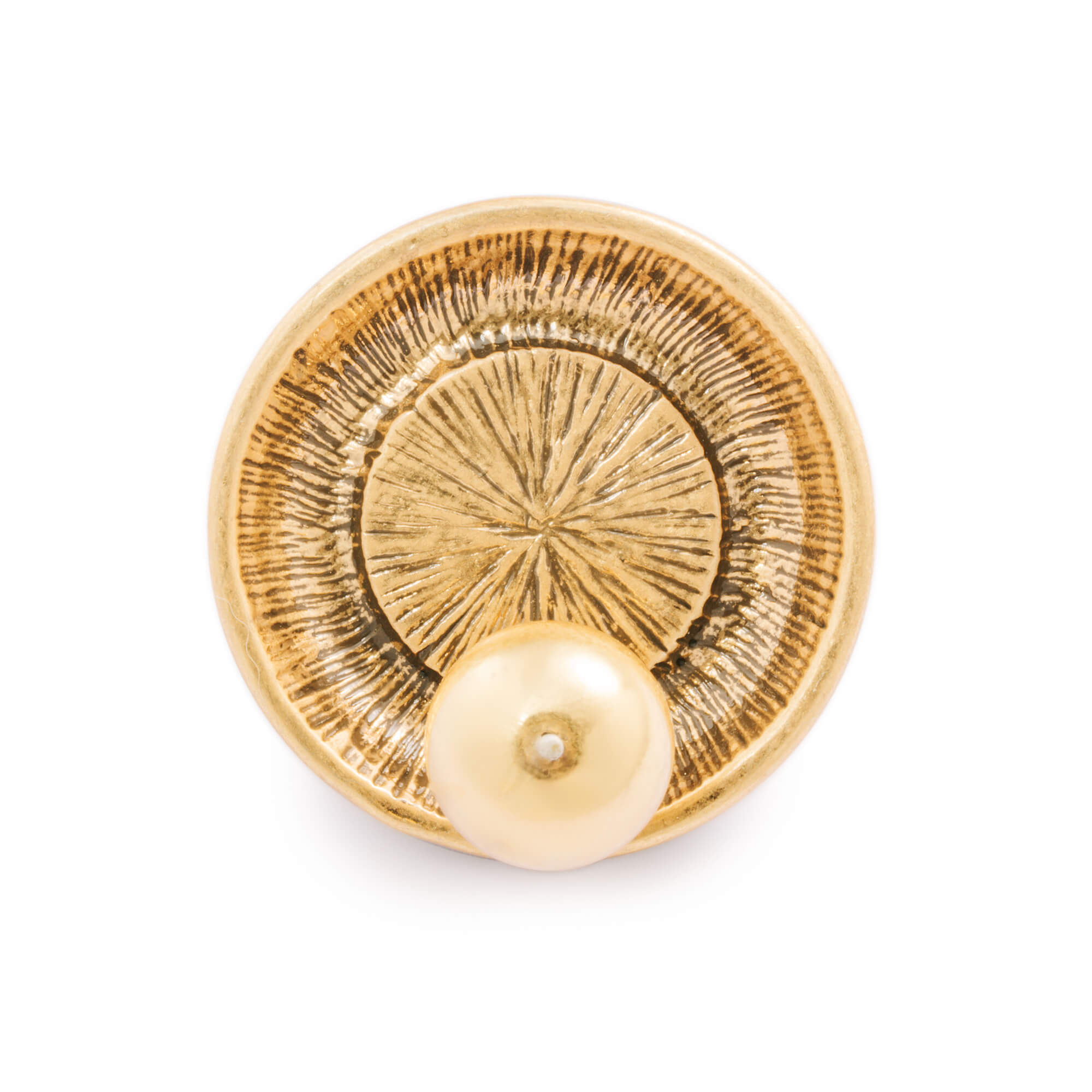 Bronze Earrings, Enameled Russian Genuine Gold