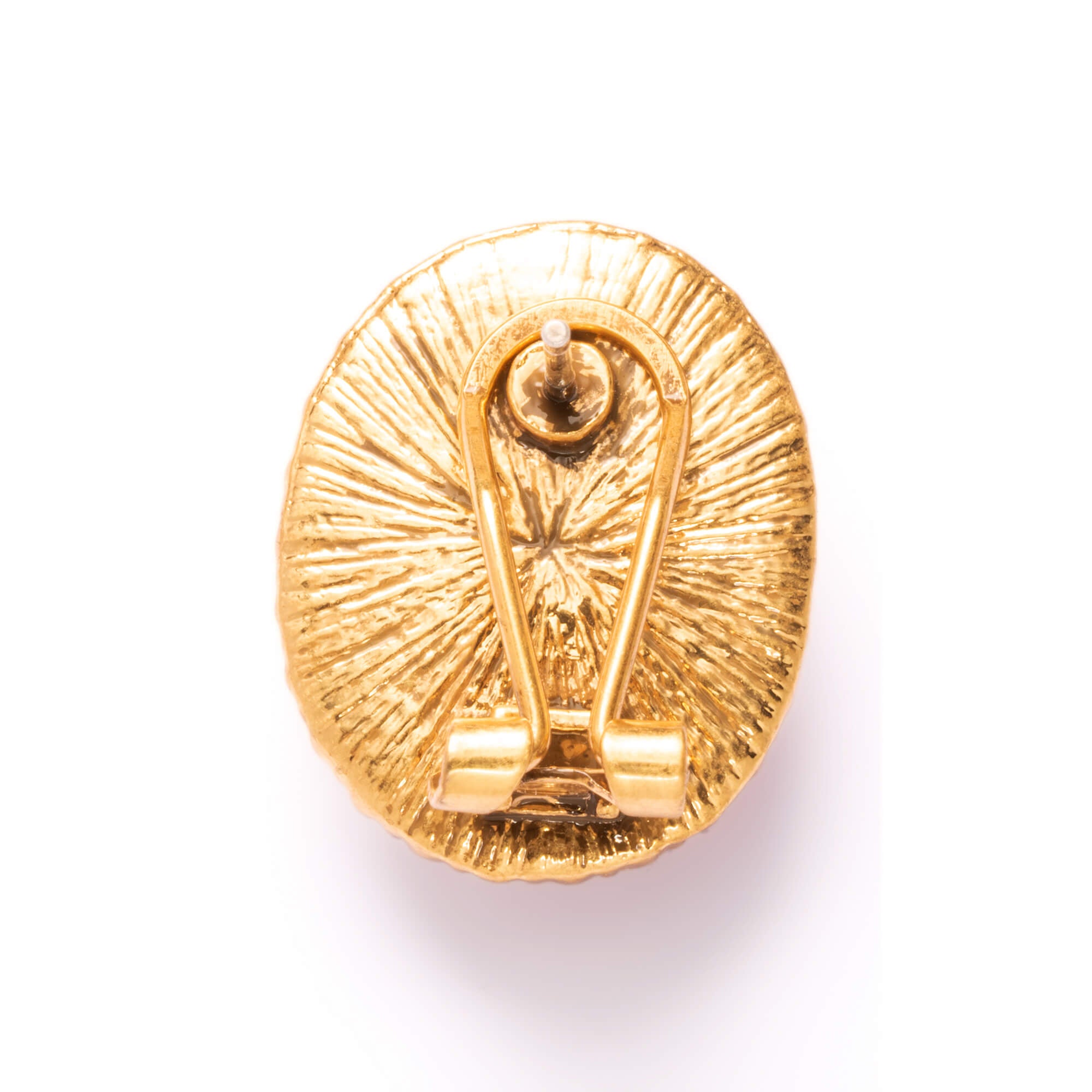 Red Agate Earrings Austrian Rhinestone Alloy Plated with Genuine Russian Gold