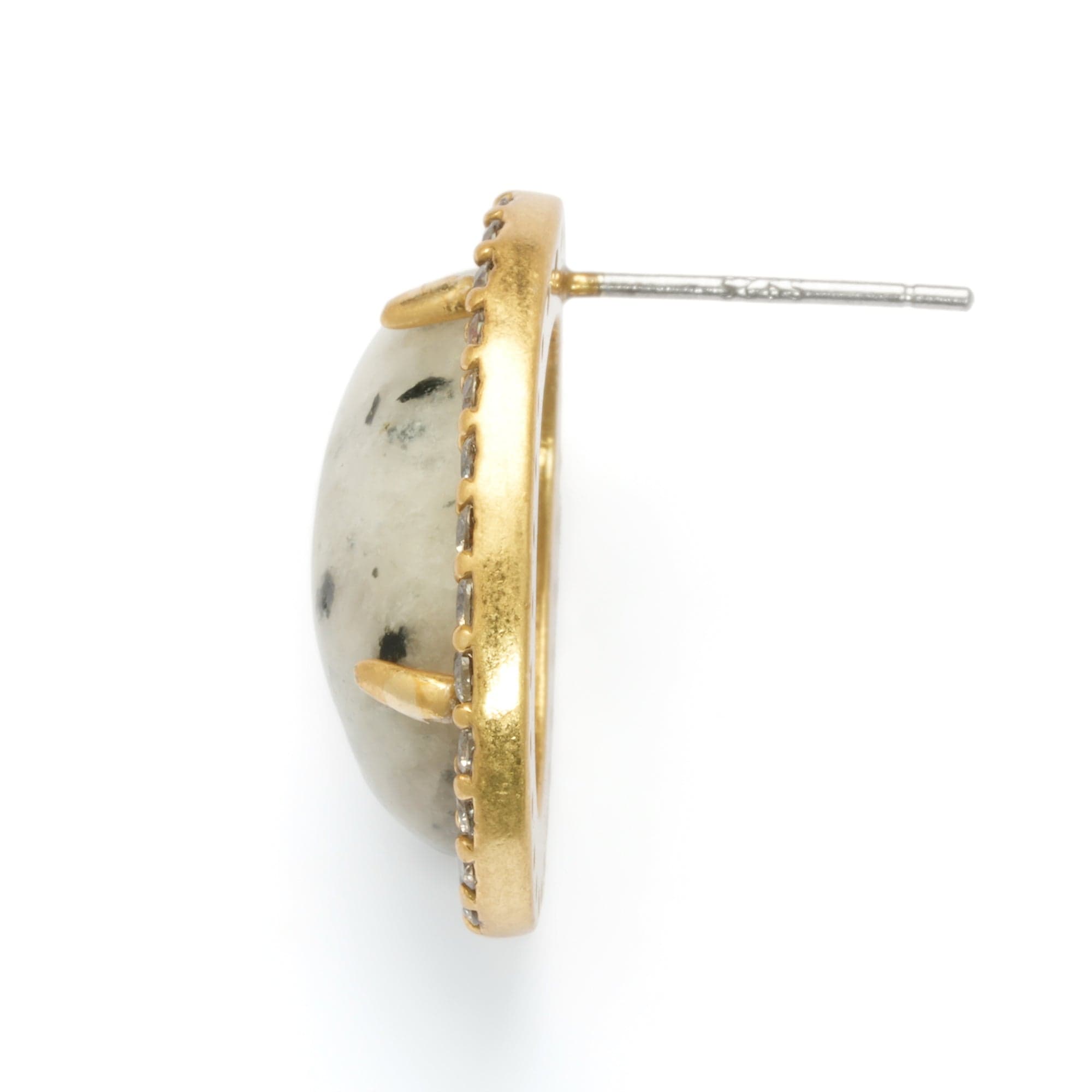 Rhinestones Earrings, Imported Austrian rhinestones, Alloy With Russia Genuine Gold