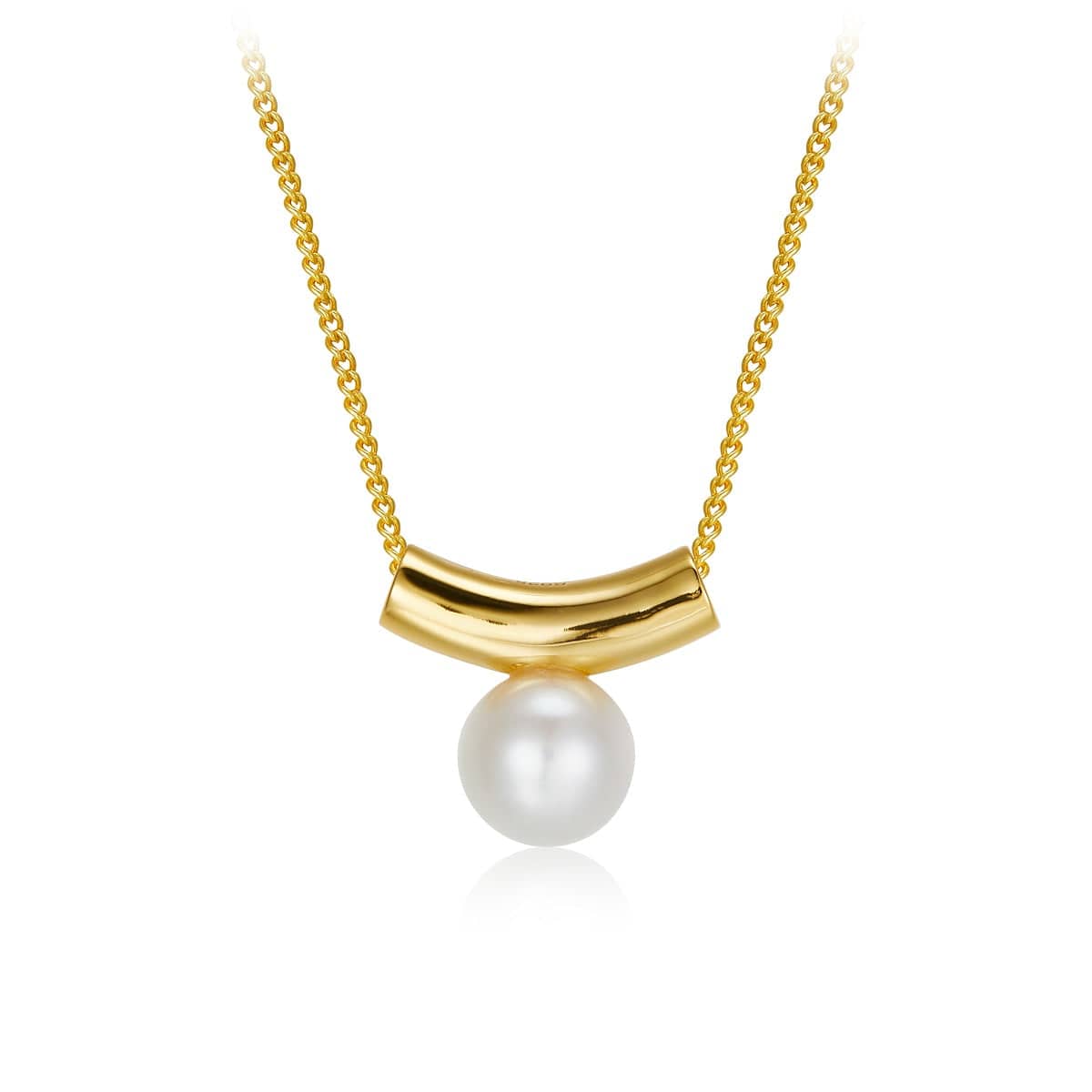 925 silver freshwater pearl necklace