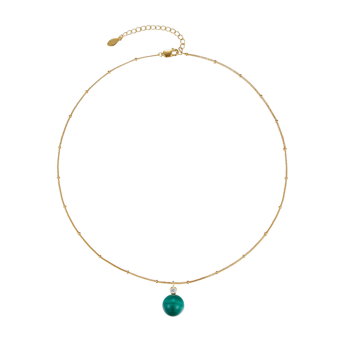 Collier Sphère en Vermeil Or 18 carats