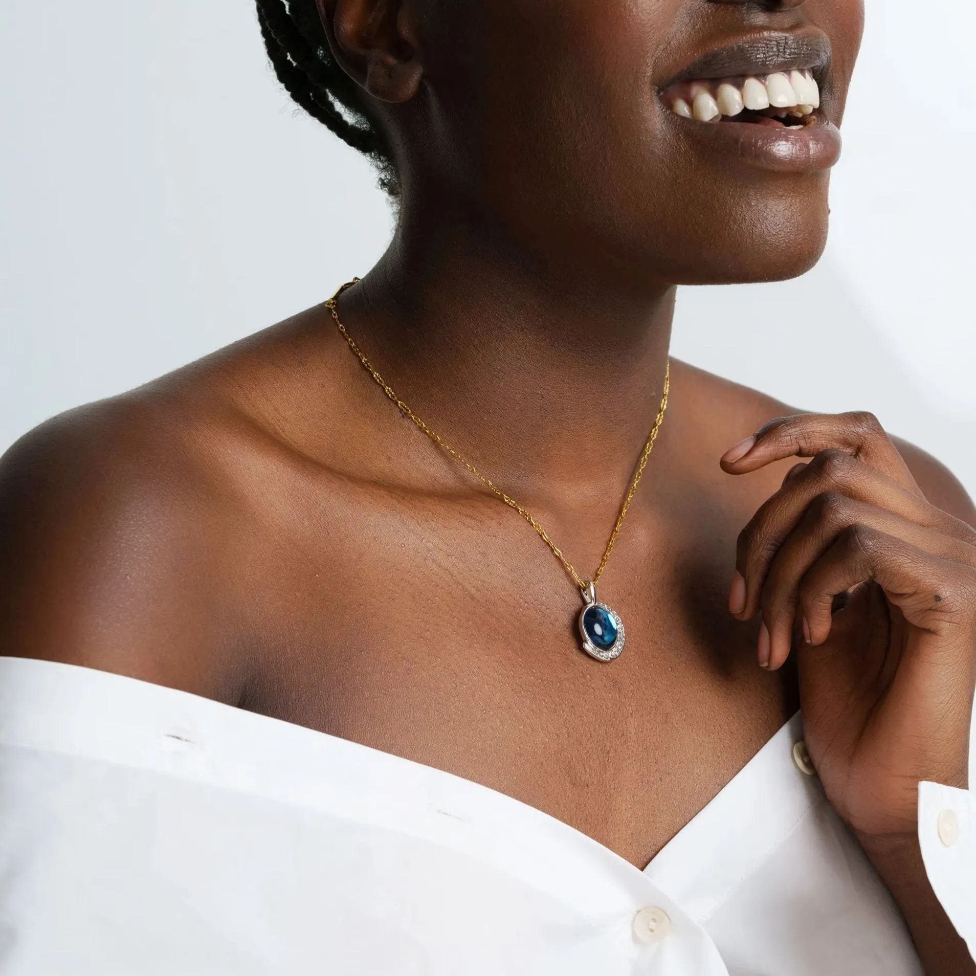 Agate Necklaces, Austrian Crystal & Rhinestones, Brass Plated With Russian Gold