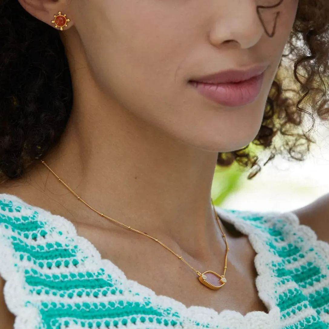 Boucles d'oreilles Sunlight en or vermeil 18 carats