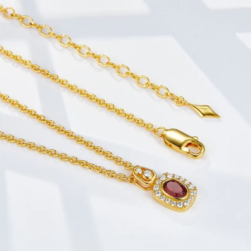 Collar Radiance en oro vermeil de 18 quilates