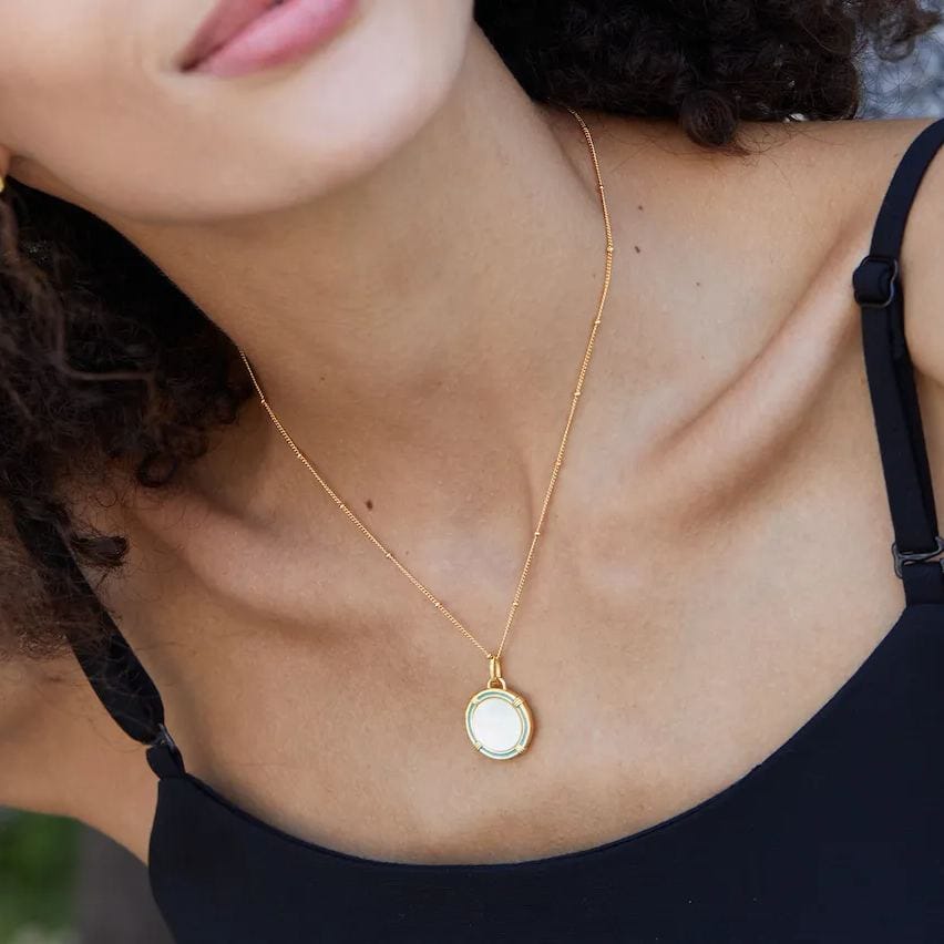 Collar Radiance en oro vermeil de 18 quilates