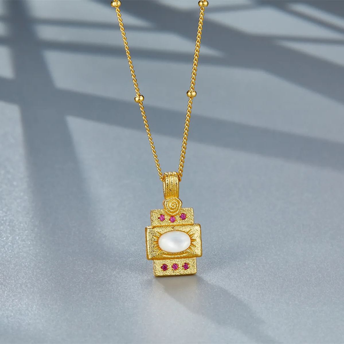 Collar Essence en oro vermeil de 18 quilates