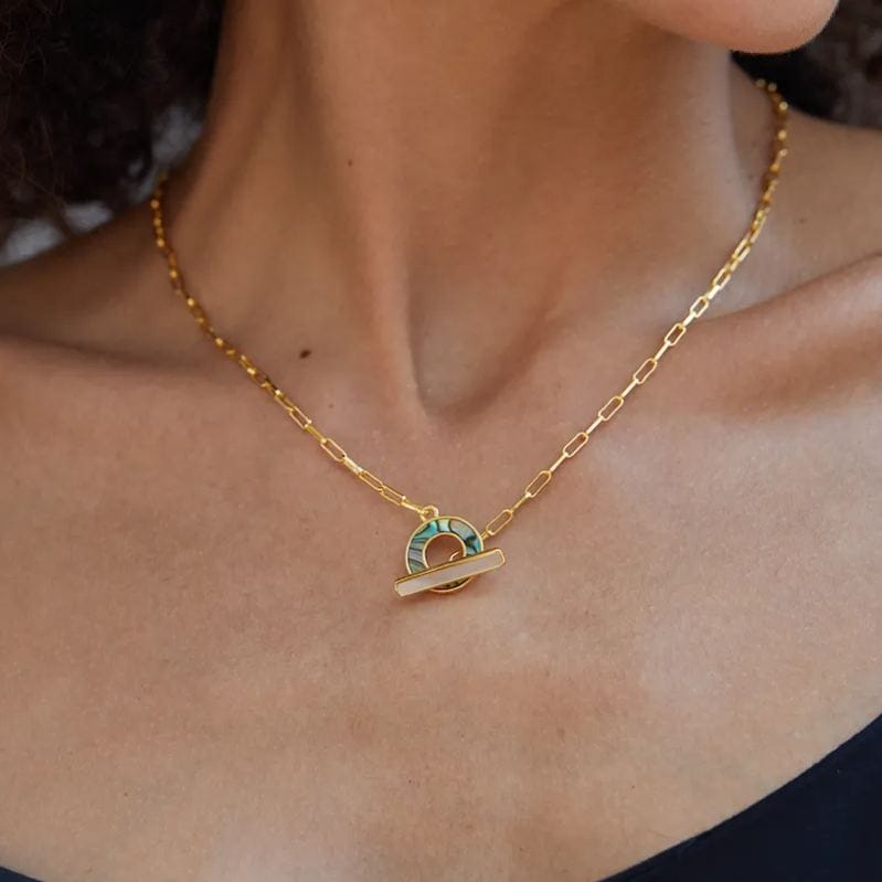 Collier Tranquil Radiance en or vermeil 18 carats