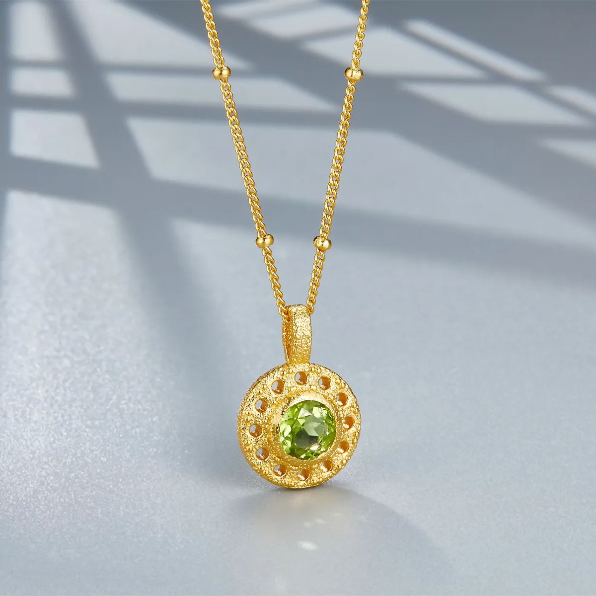 Collar Radiance en oro vermeil de 18 quilates