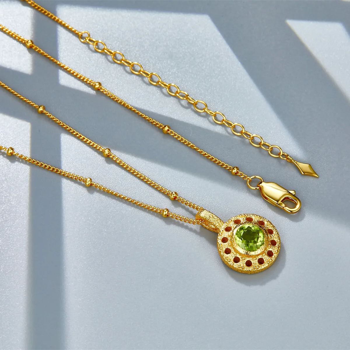 Collar Radiance en oro vermeil de 18 quilates