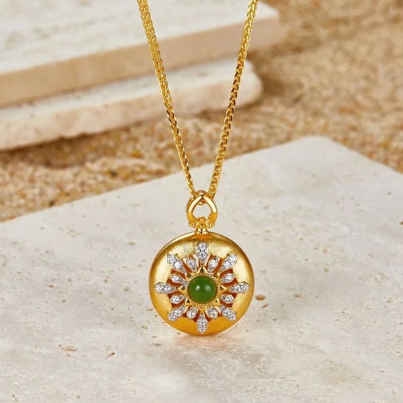 Collar Dawn en oro vermeil de 18 quilates