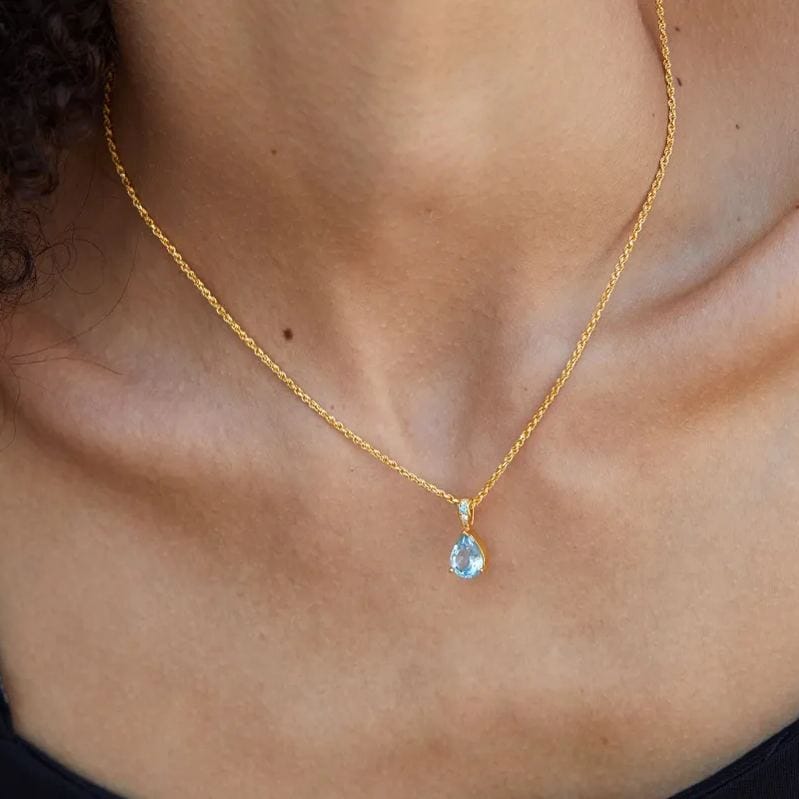 Collier Oceanic en or vermeil 18 carats
