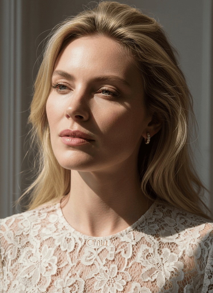 Boucle d'oreille Dew plaquée or 18 carats