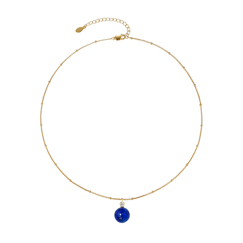 Sphere Necklace 18k Gold Vermeil