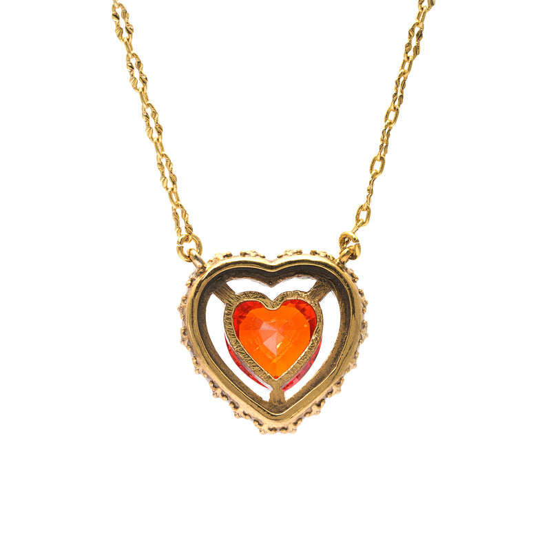 Necklace brass Austrian rhinestones Austrian crystal plated Russian gold