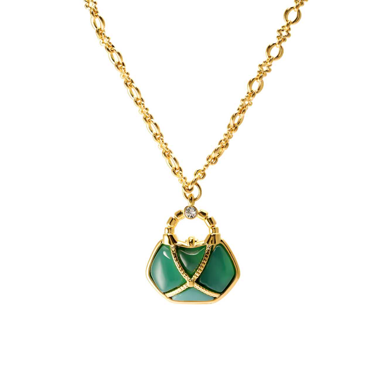 Charm Necklace 18K Gold Plated