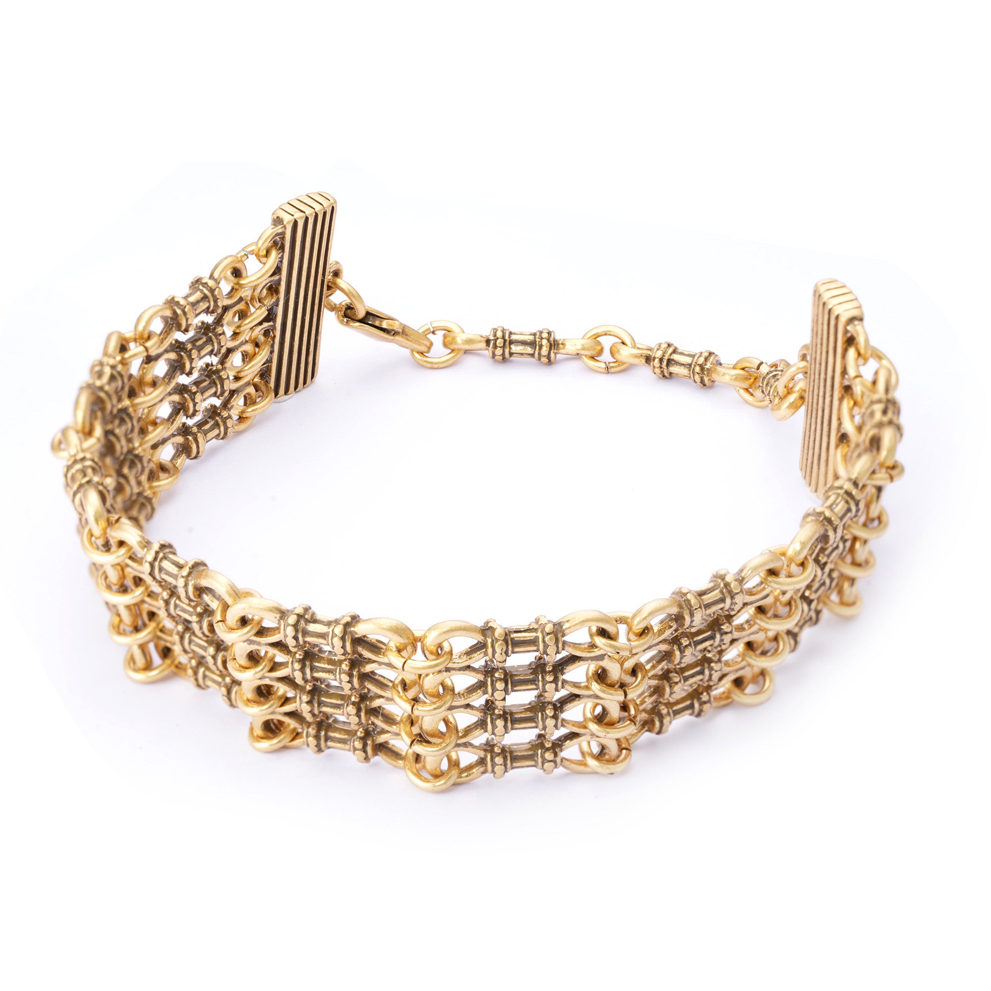 Bracelet alloy plated Russian gold