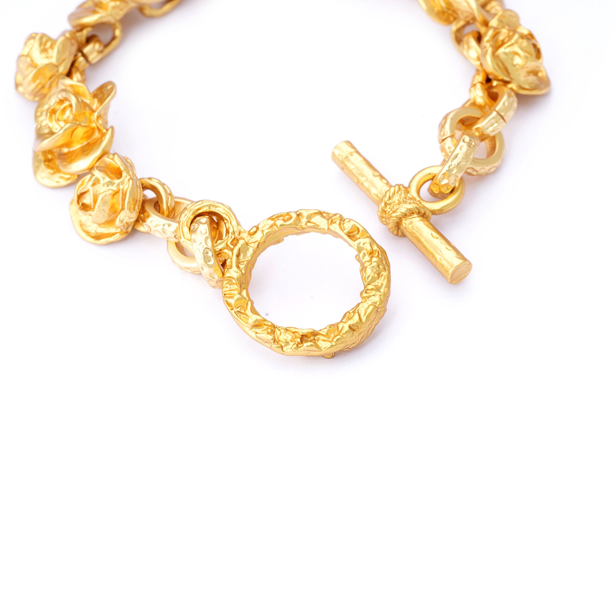 Bracelet alloy plated Russian gold