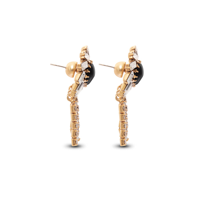 Boucles d'oreilles créoles plaquées or 18 carats Radiance 