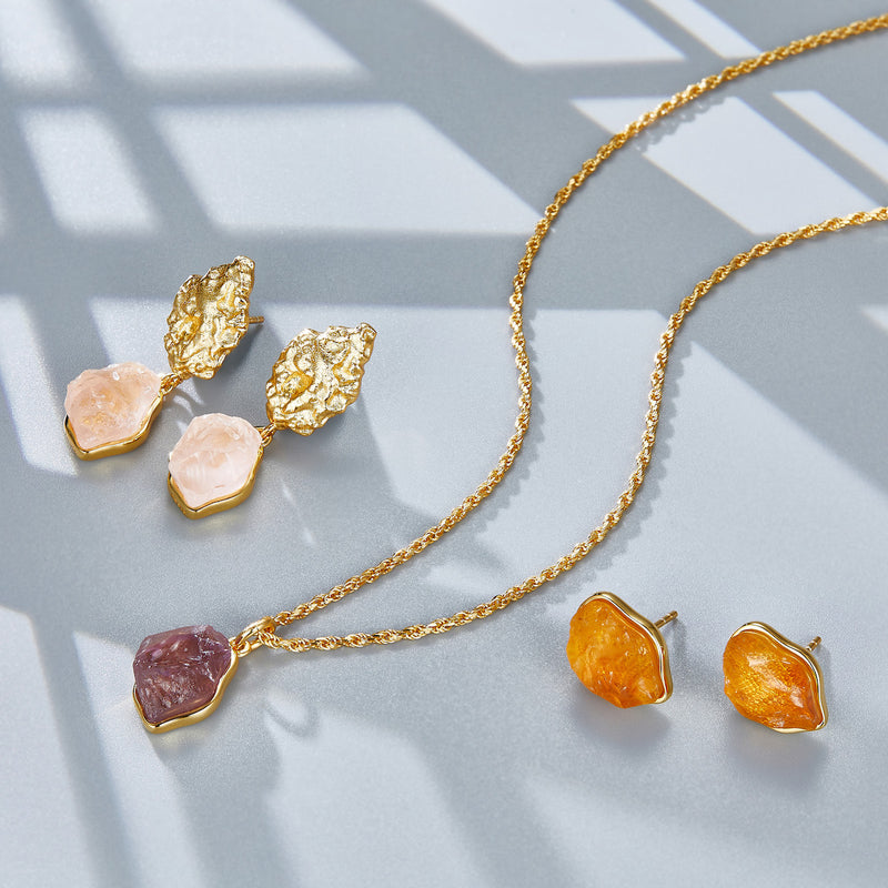 Rawness Necklace 18k Gold Vermeil