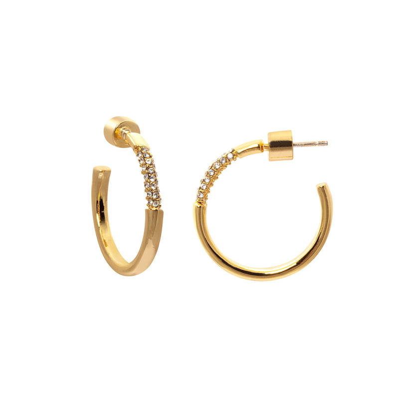 Luminous Arc Earring 18K Gold Plated