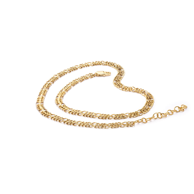 Necklace brass plated Russian gold