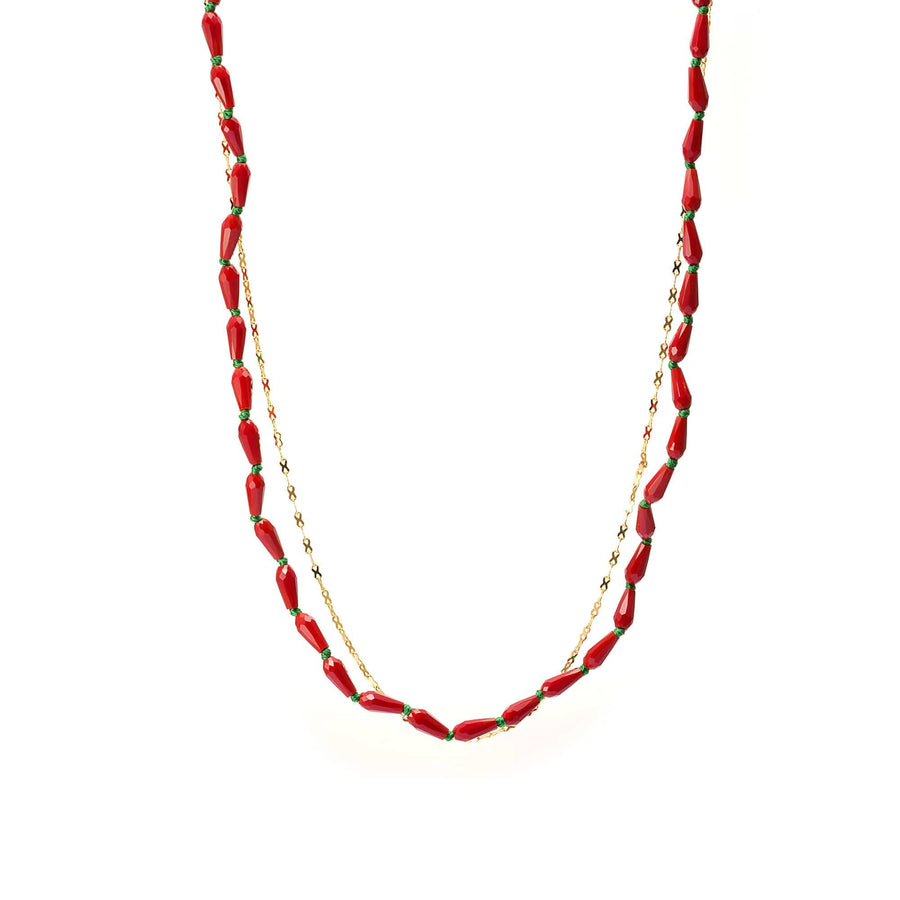 Eyeglass chain brass crystal Austrian crystal plated with Russian gold
