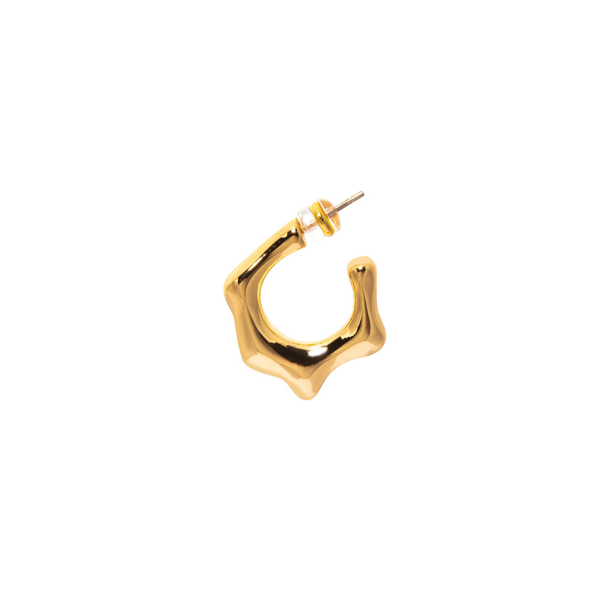 Earring alloy plated with Russian gold