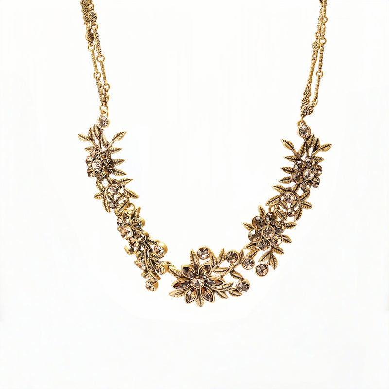 Collier Radiant Blossom plaqué or 18 carats 