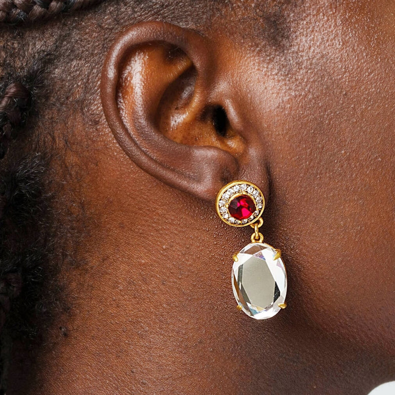 Boucles d'oreilles créoles plaquées or 18 carats Radiant 