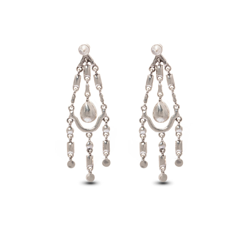 Elegant Crystal Earring 18K Gold Plated