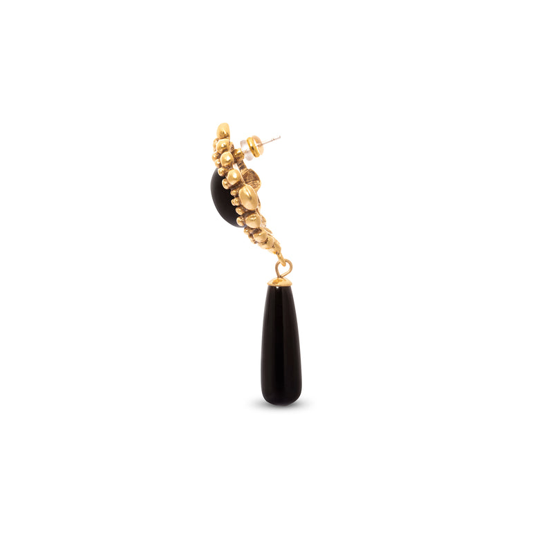 Boucles d'oreilles créoles plaquées or 18 carats Eclipse 