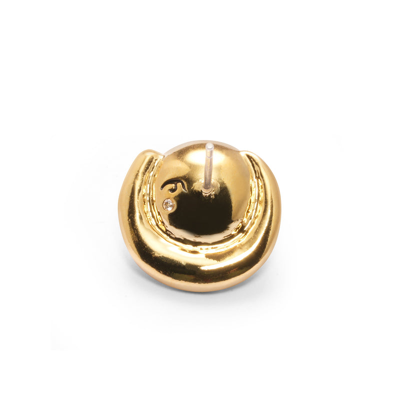 Pendiente Celestial Spark bañado en oro de 18 k 