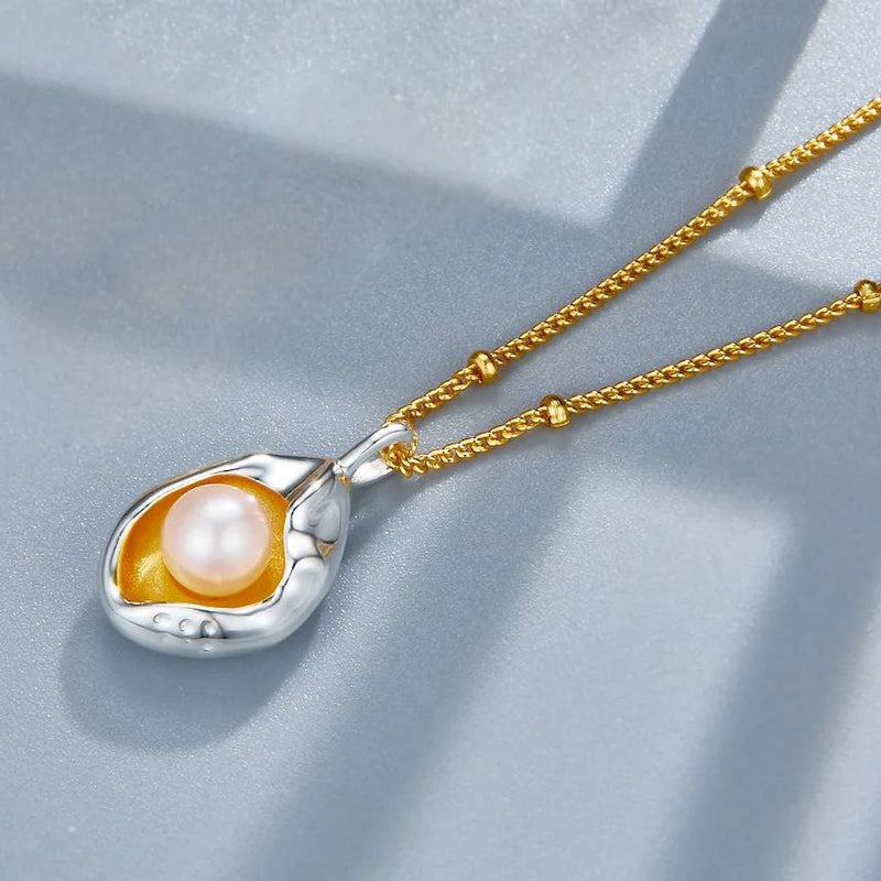 Collar Embrace en oro vermeil de 18 quilates