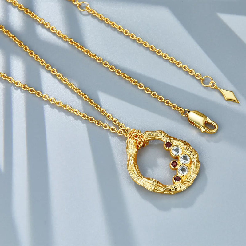 Moon Bridge Necklace 18k Gold Vermeil