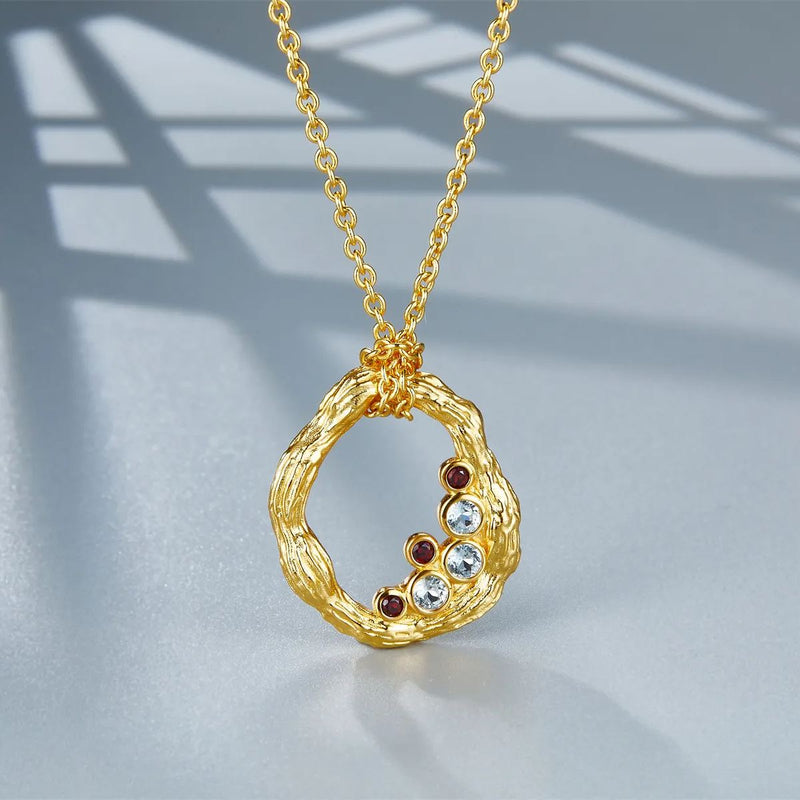 Moon Bridge Necklace 18k Gold Vermeil