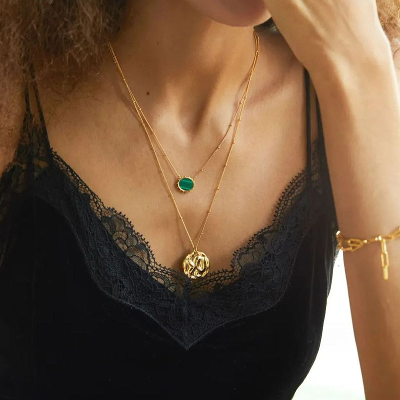 Elegance Necklace 18k Gold Vermeil