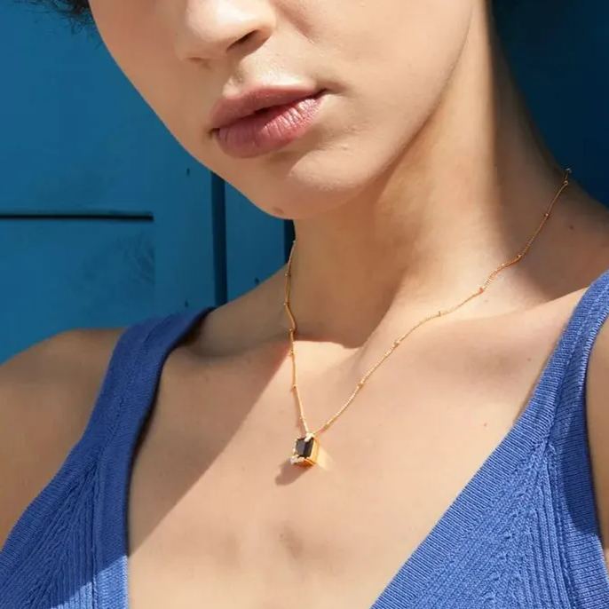 Collar Embrace en oro vermeil de 18 quilates