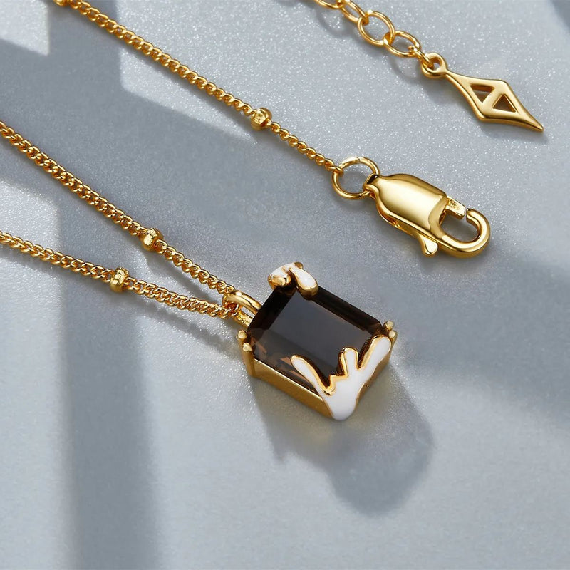 Collar Embrace en oro vermeil de 18 quilates